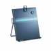Letter-Size Freestanding Desktop Copyholder, Stainless Steel, Black                                                          