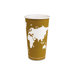 World Art Renewable Resource Compostable Hot Drink Cups, 20 Oz, 1000/Carton