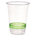 Greenstripe Renewable Resource Compostable Cold Drink Cups, 16 Oz, 1000/Carton