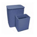 Chelsea Pattern Wicker Nursery Hamper and Matching Wastebasket
