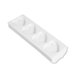 White Elevated Heart Tray