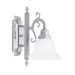 French Regency  Wall Sconce in Chrome