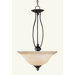 2 Light Inverted Pendant