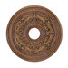 Ceiling Medallion in Crackled Greek Bronze