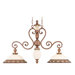 Savannah  Kitchen Island Pendant in Venetian Patina