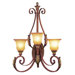 Villa Verona Three Light Wall Sconce in Verona Bronze