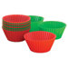 Cake Cases in Red and Green (Set of 12)