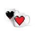 Morph Pixel Heart Mug