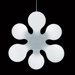 Atomium Pendant in White