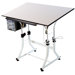 Ashley Creative White Melamine Hobby Table