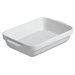 White Stoneware 25cm Rectangular Dish