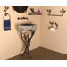 Pine Trail Iron Sink Pedestal with Integrated Boulder Sink