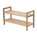 2 Tier Bamboo Shoe Rack