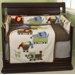 Animal Tracks 4 Piece Crib Bedding Set