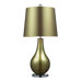 Dayton One Light Table Lamp in Sigma Green and Polished Nickel