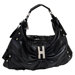 Dianthe Croco Embossed Faux Leather Large Handbag