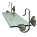Regalia Glass Shelf in Weathered Brass