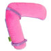 Seat Belt Snoozer in Pink / Lilac Minky