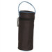 Insulated Bottle Bag in Chocolate Brown and Blue