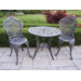 Tea Rose 3 Piece Bistro Set
