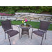 Resin Wicker 3 Piece Lounge Seating Group
