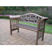 Tea Rose Royal Aluminum Garden Bench