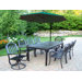 Rochester 9 Piece Swivel Dining Set