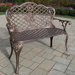 Texas Rose Aluminum Garden Bench