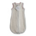 Organic zzZipMe Sack in Natural with Pastel Pink Trim