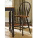 Low Country Dining Windsor Back Barstool in Anchor Black and Suntan Bronze