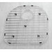 15.875" x 16.125" Stainless Steel Sink Grid with Black Rubber Feet