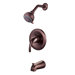 Single Handle Pressure Balanced Thermostatic Tub and Shower Faucet