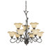 Vine 9 Light Chandelier