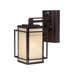 Robie Outdoor Wall Lantern in Espresso Bronze