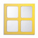 Window Square Mirror
