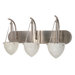 South Beach  Vanity Light in Brushed Nickel