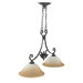 Montgomery 2 Light Kitchen Island Pendant