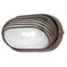  Oval Hood Wall Sconce in Architectural Bronze