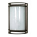  Rectangular Wall Sconce in Architectural Bronze