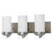Polaris  Vanity Light in Brushed Nickel