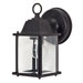  Cube Wall Lantern in Textured Black