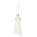 12.5" x 4"  Halogen Pendant with Arctic White Glass in Brushed Nickel