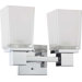 Parker Two Light Bath Vanity in Polished Chrome