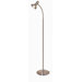 One Light S11N Halogen Goose Neck Floor Lamp in Nickel