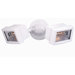 15" Two Light Flood Light in White