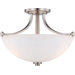 Bentley 3 Light Semi Flush Mount