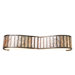 Affinity Sustainable Shell Four Bath Light in New Bronze
