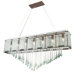 Rain Drops 7 Light Linear Pendant