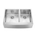 33" Stainless Steel Double Bowl Farmhouse Kitchen Sink Set