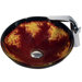 Tortoise Glass Vessel Sink and Side Lever Faucet Set